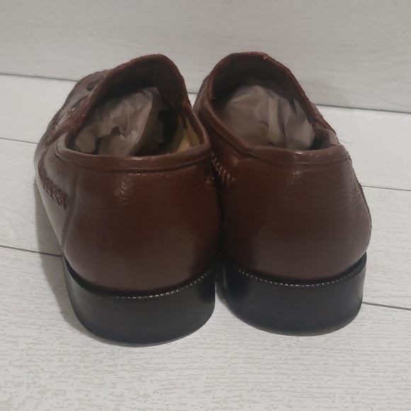Florsheim Imperial 9D genuine caiman chestnut with tassels mens loafers main image 7